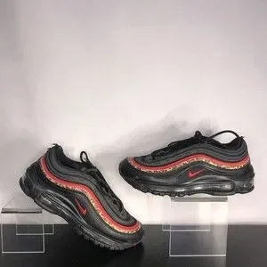 ウィメンズ Nike Air Max 97 Leopard Nike Air Max 97 Leopard Pack BLACK/UNIVERSITY RED Women's